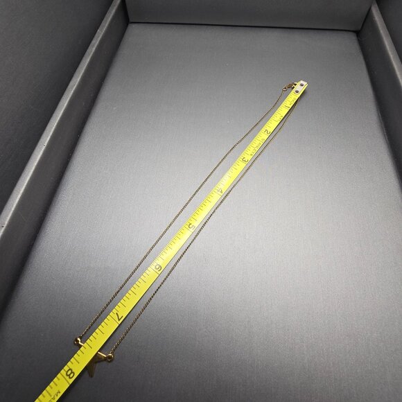 VTG Carla 14K Gold Filled Star Pendant Necklace 15" Minimalist Delicate - Picture 14 of 16